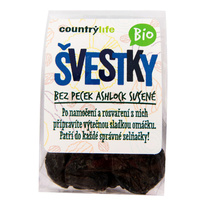 BIO švestky sušené Ashlock bez pecek 100g Country Life